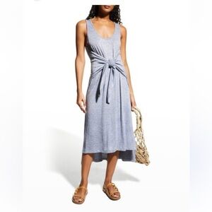 La Blanca Heather Blue High Low Midi Dress Cover Up
